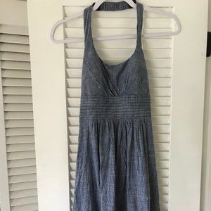 chambray blue sundress